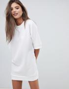 Boohoo T-shirt Dress - White
