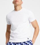 South Beach Man Recycled Polyester T-shirt In White