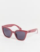 Vans Cat Eye Sunglasses In Pink