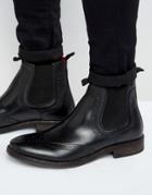 Base London Southwark Leather Chelsea Boot - Black