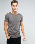 Lindbergh T-shirt In Brown Marl - Brown