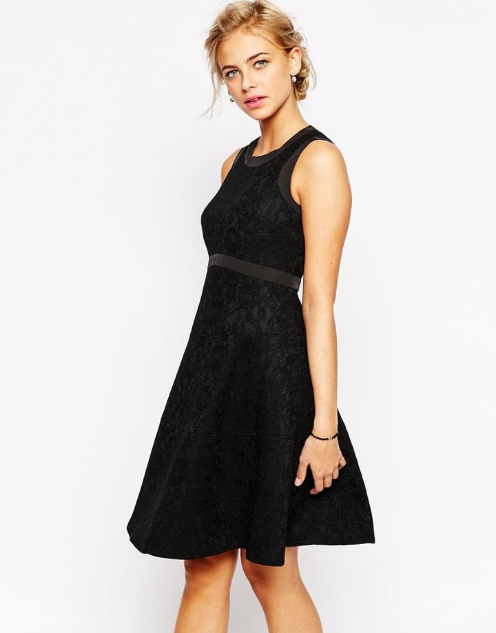 Coast Louisa Lace Dress - Black