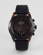 Armani Exchange Ax2610 Watch In Black - Black