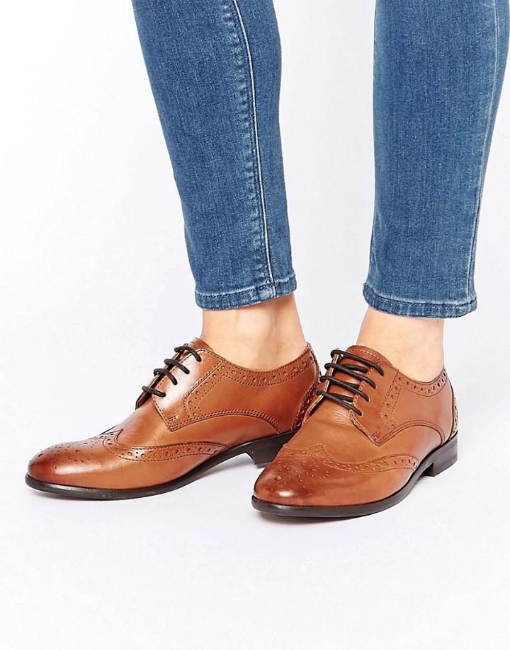 H By Hudson Paddy Brogues - Tan