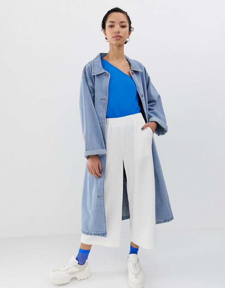 Dr Denim Cropped Pants - White