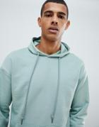 Jack & Jones Originals Drop Shoulder Hoodie - Green
