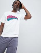 Diamond Supply All Day T-shirt With Arch Logo In White - White