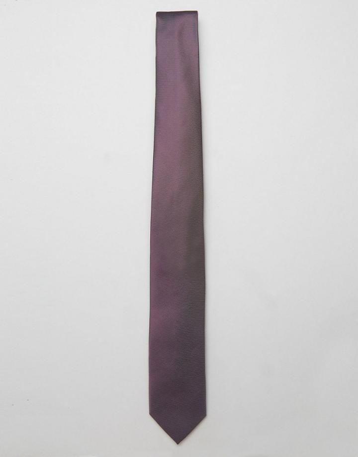 Asos Wedding Tie In Purple - Purple