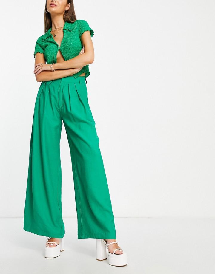 Sndys Palazzo Pants In Green