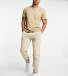 The North Face Zumu Sweatpants In Beige Exclusive At Asos-brown