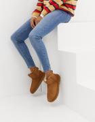 Ugg Classic Mini Ii Ankle Boots In Chestnut-brown
