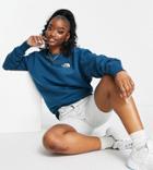 The North Face Essential Sweatshirt In Blue Exclusive At Asos-navy