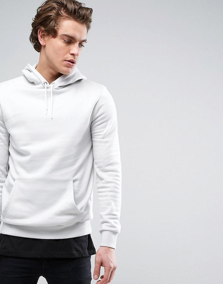 New Look Hoodie In Light Gray - Gray