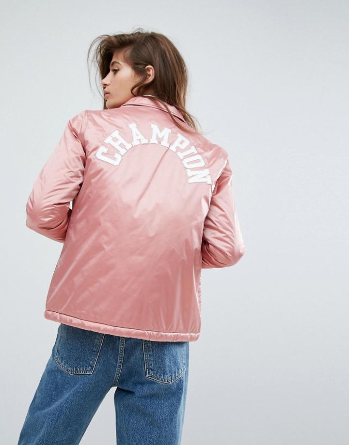 Champion Coach Jacket - Pink