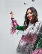Club L Tinsel Holidays Sweater - Multi