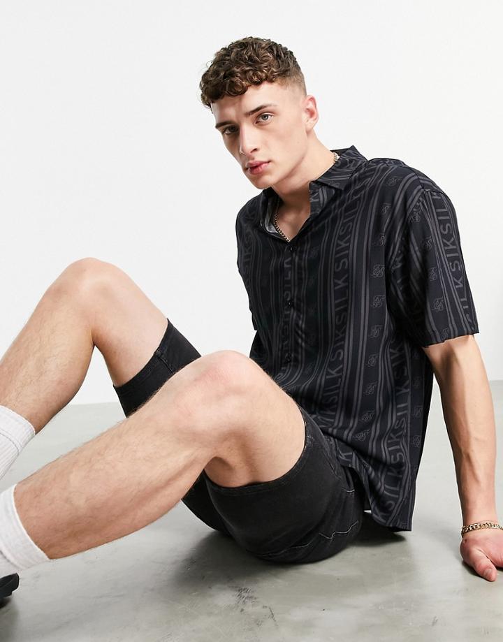 Siksilk Re-run Shirt In Black