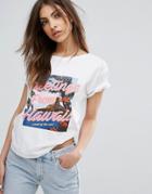 Mango Postcard Print T-shirt - White