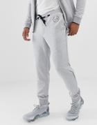 Armani Exchange Logo Sweat Sweatpants In Gray - Gray