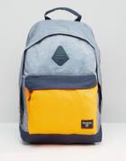 Billabong All Day Backpack In Charcoal And Orange - Gray