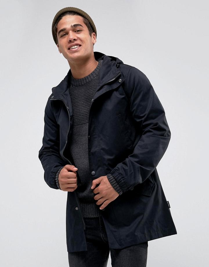 D-struct Longline Lightweight Parka - Black