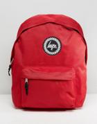 Hype Badge Red Backpack - Red