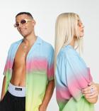 Collusion Unisex Ombre Shirt In Multi