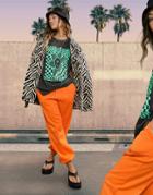 Asos Design Oversized Sweatpants With Pintuck In Orange
