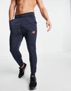 New Balance Football Graft Slim Fit Sweatpants In Black