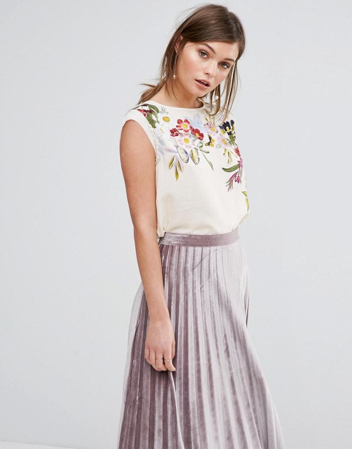 Oasis Spring Floral Print Tee - Multi