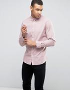 Selected Homme Slim Textured Shirt - Pink