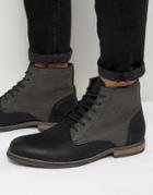 Call It Spring Gorellan Laceup Boots - Black
