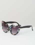 Jeepers Peepers Floral Cat Eye Sunglasses - Multi
