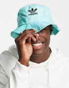 Adidas Originals Marble Wash Bucket Hat In Green