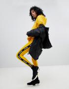 Ivy Park Active Logo Taped Side Stripe Leggings In Yellow - Orange