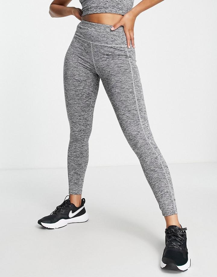 Hiit Legging In Gray Heather