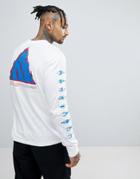 Element Infared Long Sleeve T-shirt With Back Print - White