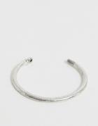 Icon Brand Hardware Metal Cuff Bracelet In Silver - Silver