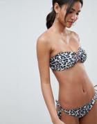 Gestuz Leopard Print Bikini Bottom - Multi