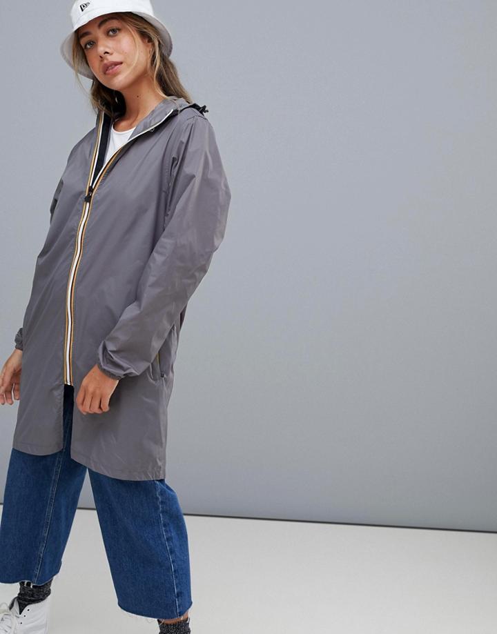 K-way Le Vrai 3.0 Eiffel Jacket In Gray - Gray