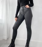 New Look Tall Faux Leather Coated Lift And Shape Skinny Jeans In Black