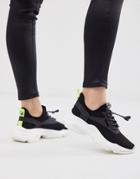 Steve Madden Myles Black Chunky Sneakers With Neon Trim