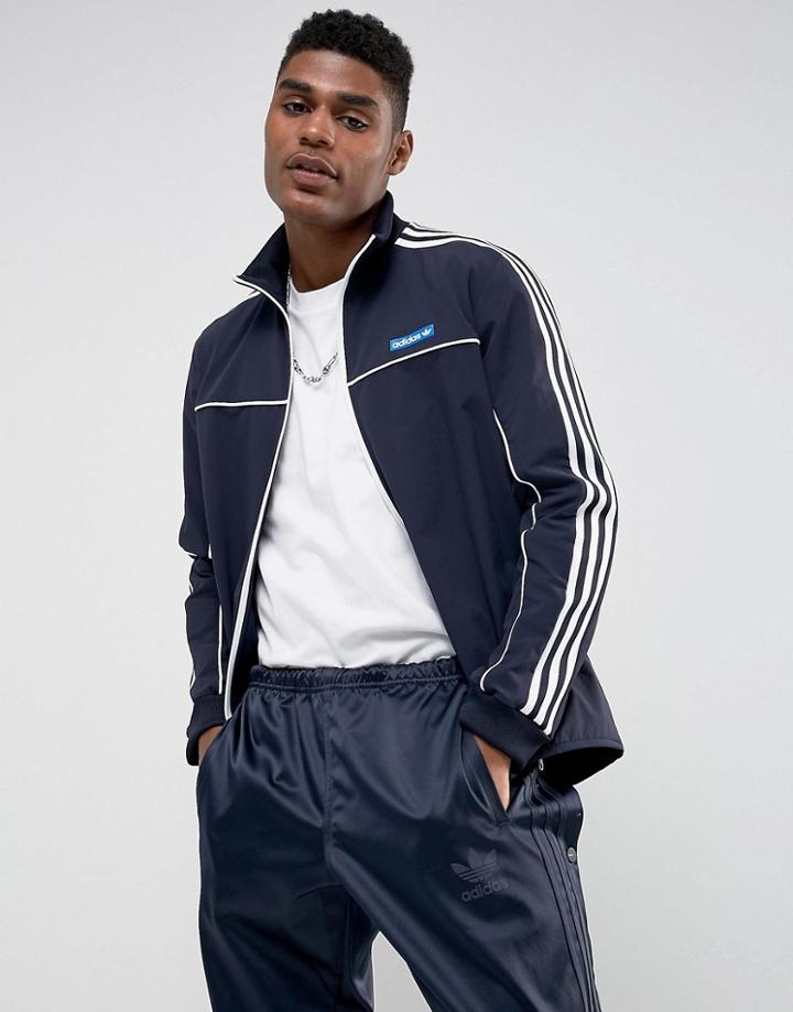 Adidas Originals Osaka Tennoji Track Jacket In Navy Bs4683 - Navy