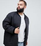 Replika Plus Quilted Jacket In Black - Black