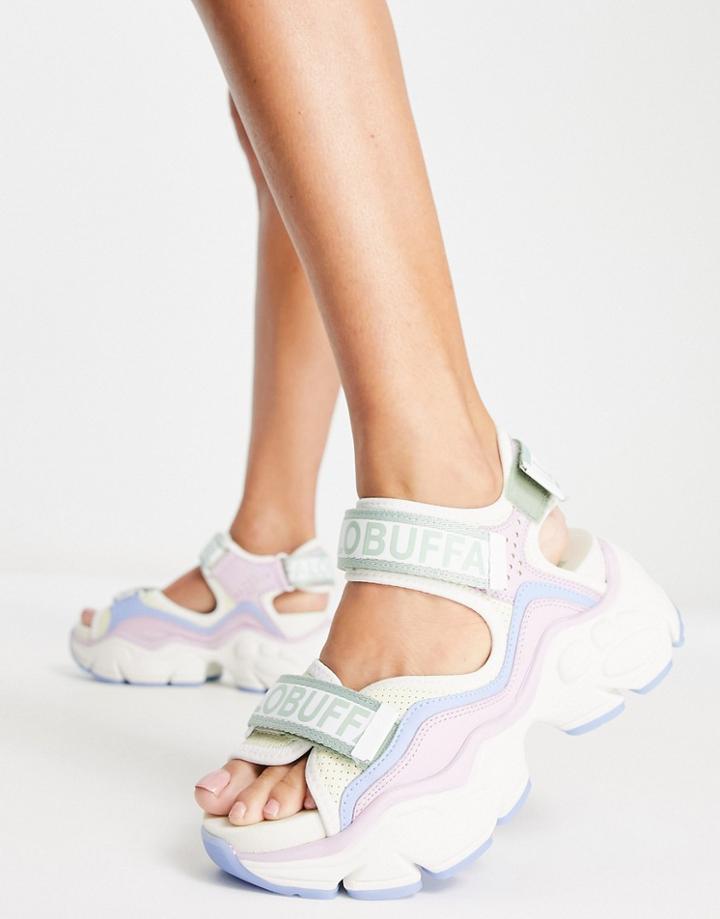 Buffalo Binary 0 Vegan Sporty Sandals In Multi