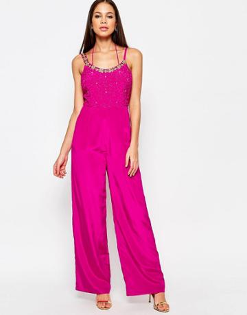 Virgos Lounge Alicia Jumpsuit - Pink