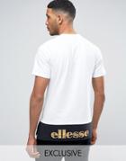 Ellesse T-shirt With Logo Hem - White