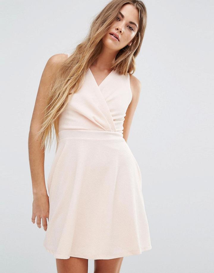 Wal G Skater Dress - Pink