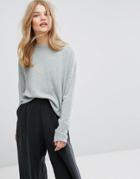 Weekday Cashmere Knit Sweater - Green