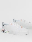 Ted Baker Butterfly Sole Sneakers-white