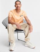Puma Hoops Graphic T-shirt In Peach-pink